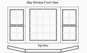 Bay Window Line Drawing